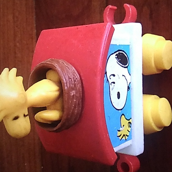 🥜 Vintage Peanuts Train 1972 WOODSTOCK Toys - Picture 2 of 16